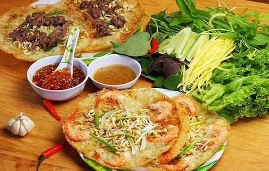 Bánh xèo tôm nhảy - LYSONTRAVEL